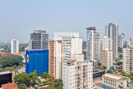 Vista da Varanda de kitnet/studio à venda com 1 quarto, 30m² em Jardim das Acácias, São Paulo