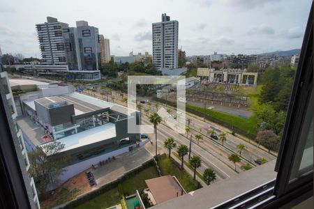 Sala - Vista de apartamento à venda com 2 quartos, 67m² em Petrópolis, Porto Alegre