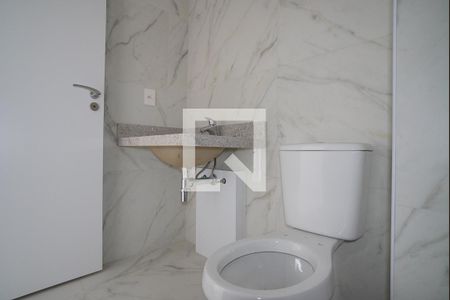 Banheiro Corredor de apartamento à venda com 1 quarto, 43m² em Petrópolis, Porto Alegre