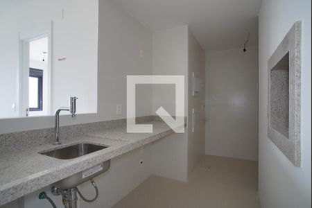 Cozinha de apartamento à venda com 1 quarto, 43m² em Petrópolis, Porto Alegre