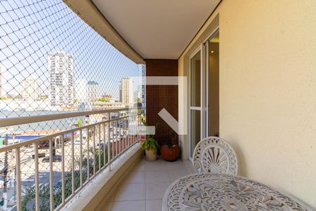 Varanda Sala de apartamento à venda com 2 quartos, 62m² em Vila Azevedo, São Paulo