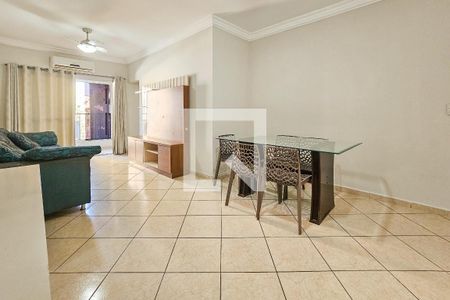 sala de apartamento para alugar com 2 quartos, 90m² em Jardim Tres Marias, Guarujá