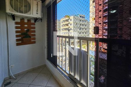 Varanda de apartamento para alugar com 2 quartos, 90m² em Jardim Tres Marias, Guarujá