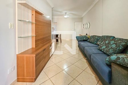 sala de apartamento para alugar com 2 quartos, 90m² em Jardim Tres Marias, Guarujá