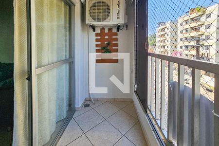 Varanda de apartamento para alugar com 2 quartos, 90m² em Jardim Tres Marias, Guarujá