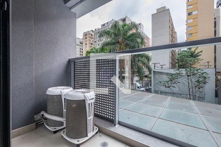 Quarto 1 - Varanda de apartamento para alugar com 2 quartos, 41m² em Pinheiros, São Paulo