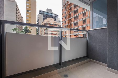 Sala/Cozinha - Varanda de apartamento para alugar com 2 quartos, 41m² em Pinheiros, São Paulo