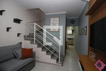 Sala de TV de casa de condomínio à venda com 2 quartos, 52m² em Penha de França, São Paulo