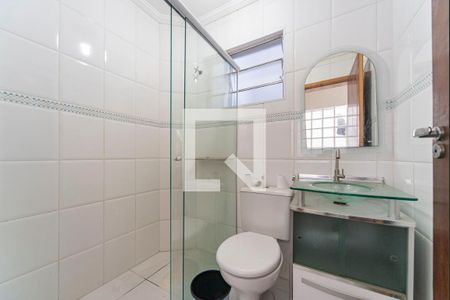 Banheiro Social de apartamento à venda com 3 quartos, 82m² em Vila Francisco Matarazzo, Santo André