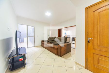 Sala de apartamento à venda com 3 quartos, 82m² em Vila Francisco Matarazzo, Santo André