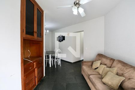 Sala de apartamento para alugar com 2 quartos, 79m² em Vila Julia, Guarujá