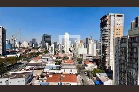 Vista da Sala de apartamento para alugar com 1 quarto, 28m² em Pinheiros, São Paulo