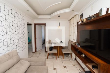 Sala de apartamento à venda com 2 quartos, 48m² em Eldorado, Contagem