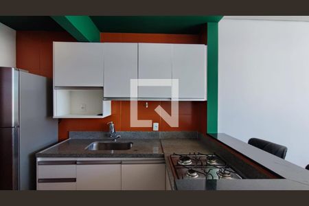 Cozinha - Armários de apartamento para alugar com 1 quarto, 58m² em Santo Agostinho, Belo Horizonte