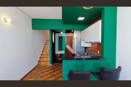 Sala de apartamento para alugar com 1 quarto, 58m² em Santo Agostinho, Belo Horizonte