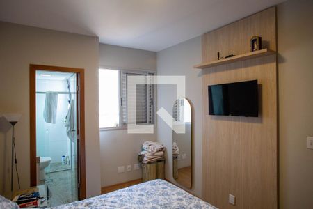 Suíte de apartamento à venda com 3 quartos, 90m² em Lourdes, Belo Horizonte