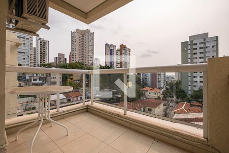 Sala - Varanda de apartamento à venda com 1 quarto, 63m² em Perdizes, São Paulo