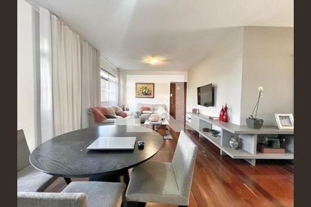 Sala de apartamento à venda com 4 quartos, 170m² em Grajaú, Belo Horizonte