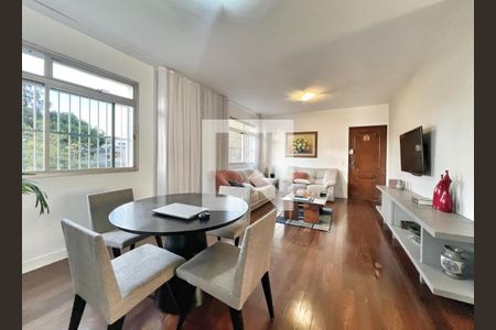 Sala de apartamento à venda com 4 quartos, 170m² em Grajaú, Belo Horizonte