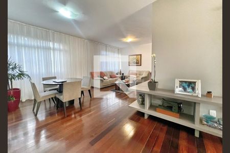 Sala de apartamento à venda com 4 quartos, 170m² em Grajaú, Belo Horizonte