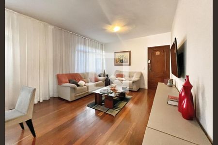 Sala de apartamento à venda com 4 quartos, 170m² em Grajaú, Belo Horizonte