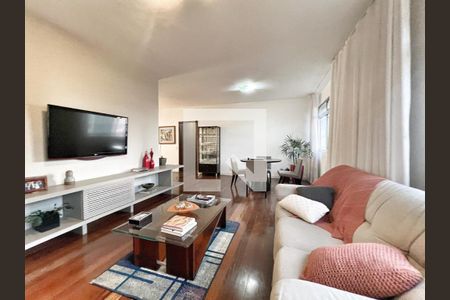 Sala de apartamento à venda com 4 quartos, 170m² em Grajaú, Belo Horizonte