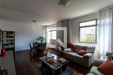 Sala de apartamento à venda com 4 quartos, 160m² em Grajaú, Belo Horizonte