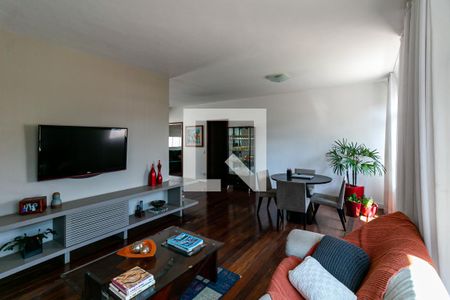 Sala de apartamento à venda com 4 quartos, 160m² em Grajaú, Belo Horizonte