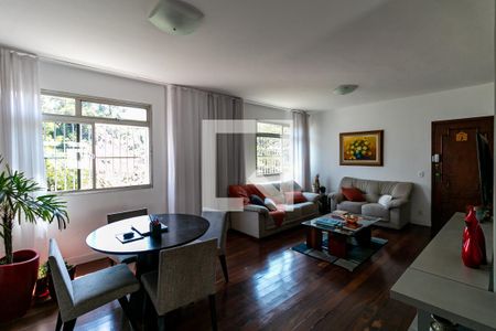 Sala de apartamento à venda com 4 quartos, 160m² em Grajaú, Belo Horizonte