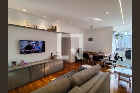 Sala de apartamento à venda com 3 quartos, 105m² em Santo Antônio, Belo Horizonte