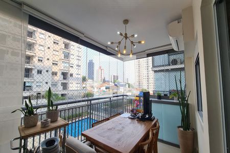 Varanda da Sala de apartamento à venda com 2 quartos, 61m² em Parque da Vila Prudente, São Paulo