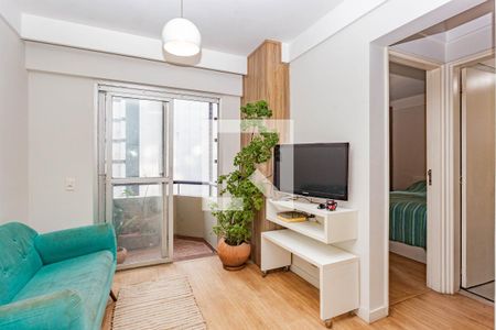 Sala de apartamento à venda com 1 quarto, 34m² em Liberdade, São Paulo