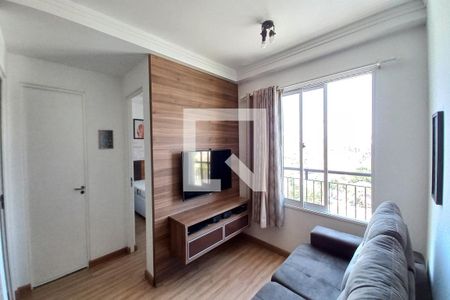 Sala de apartamento para alugar com 2 quartos, 47m² em Vila Satúrnia, Campinas