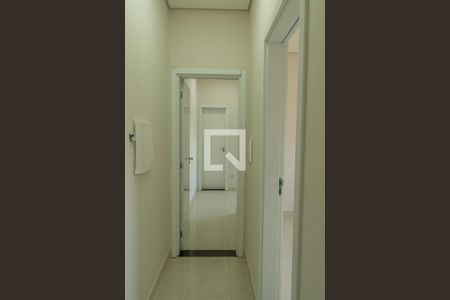 Corredor para  os quartos de apartamento para alugar com 1 quarto, 60m² em Jardim Sao Domingos, Americana