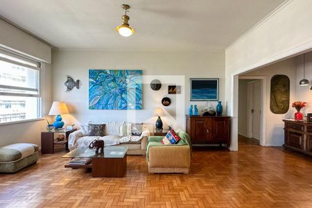 Sala de apartamento à venda com 4 quartos, 166m² em Copacabana, Rio de Janeiro