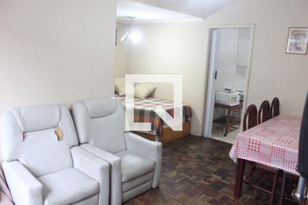 Sala de apartamento para alugar com 3 quartos, 105m² em Boa Vista, São Vicente