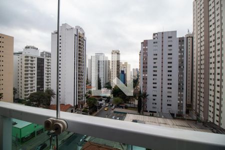 Varanda - Vista de apartamento à venda com 2 quartos, 64m² em Cidade Monções, São Paulo