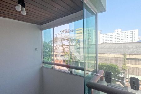 Varanda da Sala de apartamento para alugar com 2 quartos, 70m² em Encruzilhada, Santos