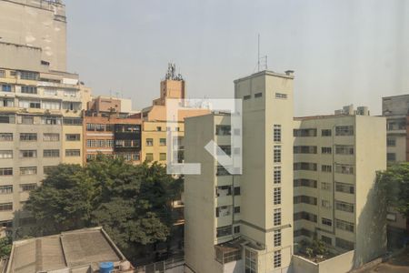 Vista do Quarto de apartamento à venda com 1 quarto, 26m² em Vila Buarque, São Paulo