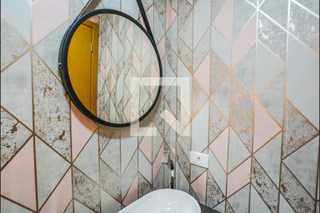 Lavabo de apartamento à venda com 2 quartos, 84m² em Vila Scarpelli, Santo André