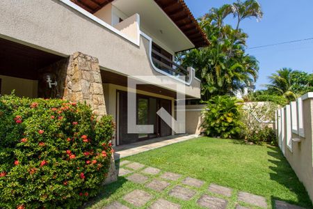 Quintal da frente de casa de condomínio à venda com 4 quartos, 420m² em Barra da Tijuca, Rio de Janeiro