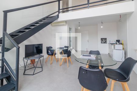 Sala de apartamento à venda com 1 quarto, 59m² em Azenha, Porto Alegre