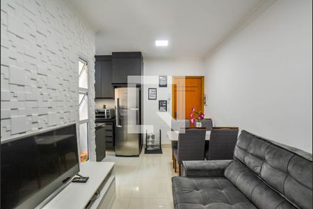 Sala de apartamento à venda com 2 quartos, 47m² em Jardim Utinga, Santo André