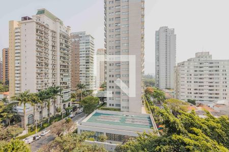 Vista da Varanda da Sala de apartamento à venda com 1 quarto, 42m² em Paraíso, São Paulo