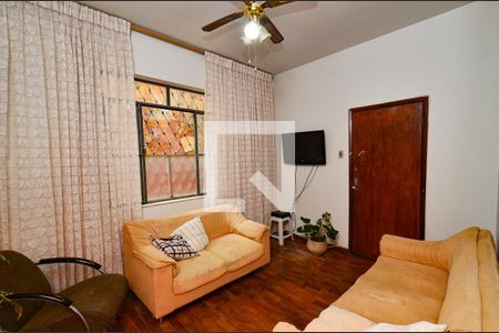 Sala de estar de apartamento à venda com 3 quartos, 140m² em Santo Antônio, Belo Horizonte