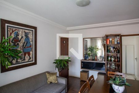 Sala de apartamento à venda com 3 quartos, 127m² em Santo Antônio, Belo Horizonte