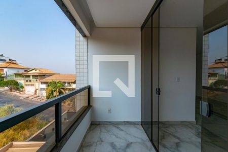 Varanda da Sala de apartamento à venda com 3 quartos, 81m² em Barreiro, Belo Horizonte