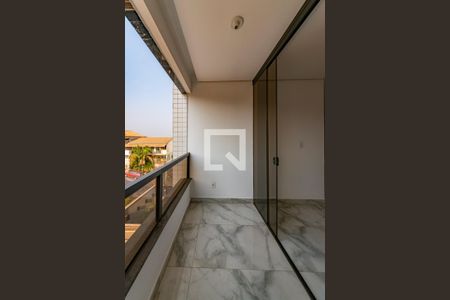 Varanda da Sala de apartamento à venda com 3 quartos, 81m² em Barreiro, Belo Horizonte