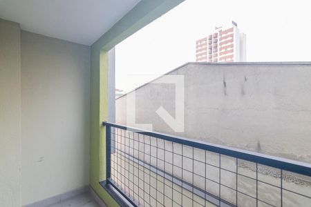 Varanda de kitnet/studio para alugar com 1 quarto, 35m² em Vila São Pedro, Santo André