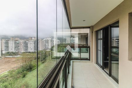 Varanda de apartamento para alugar com 3 quartos, 120m² em Recreio dos Bandeirantes, Rio de Janeiro